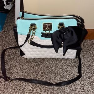 blue betsey johnson purse!